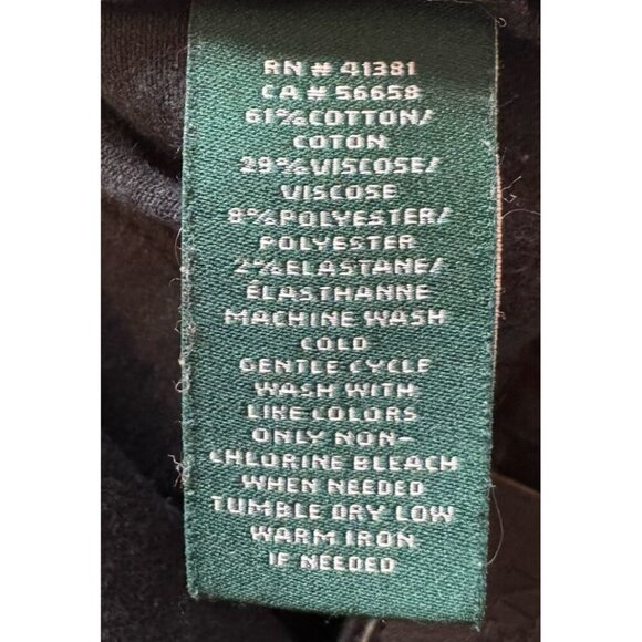 Lauren Ralph Lauren Green Label LRL Woman’s Black Modern Skinny Jean Size 8 Y2K - Picture 7 of 8